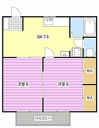 間取図画像 2DK