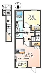 Le SoleilII(ル ソレイユ ツー) 1LDKの間取図画像