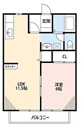 間取図画像 1LDK