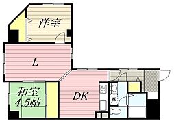 リアライズ城北 2LDKの間取図画像