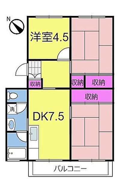 高台マンション 302｜静岡県浜松市中央区和合北２丁目(賃貸マンション3DK・3階・55.80㎡)の写真 その2