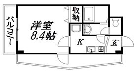 オリーブ 204 ｜ 静岡県浜松市中央区上島５丁目（賃貸マンション1K・2階・26.64㎡） その2