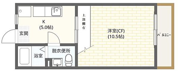 細田マンション 107｜静岡県浜松市浜名区細江町中川(賃貸アパート1K・1階・30.37㎡)の写真 その2