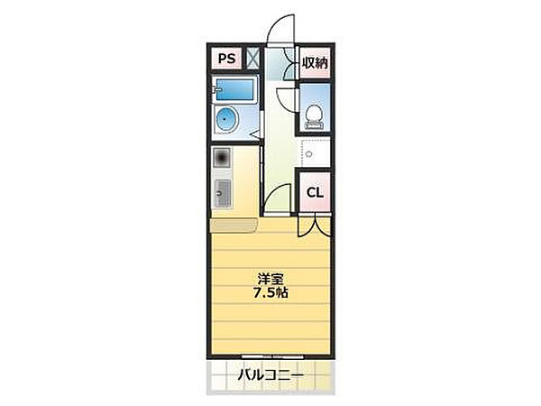 コージーコート野口 402｜静岡県浜松市中央区野口町(賃貸マンション1K・4階・24.30㎡)の写真 その2