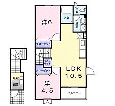 ブリッジサイド落合 205 ｜ 静岡県浜松市浜名区細江町中川（賃貸アパート2LDK・2階・51.67㎡） その2