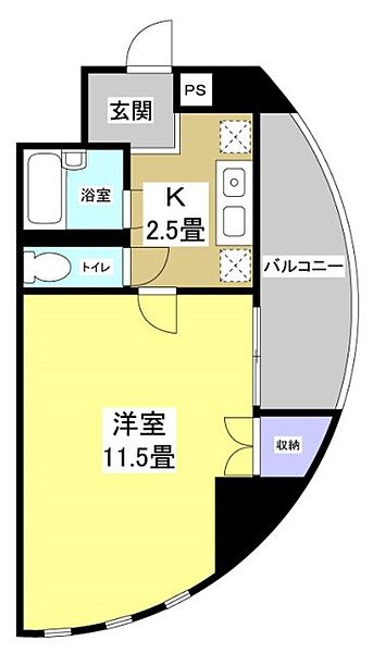 遠鉄ハイツ自校駅ビル 309｜静岡県浜松市中央区小池町(賃貸マンション1K・3階・33.95㎡)の写真 その2