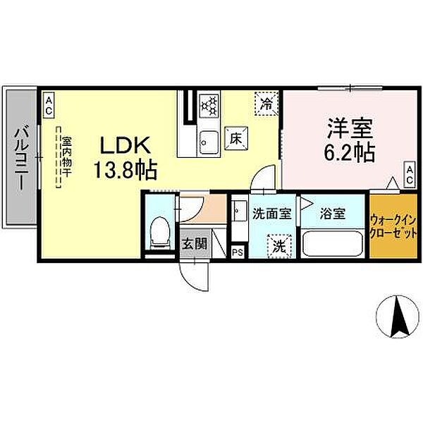 仮）D-room上浅田2丁目 301｜静岡県浜松市中央区上浅田２丁目(賃貸アパート1LDK・3階・46.27㎡)の写真 その1