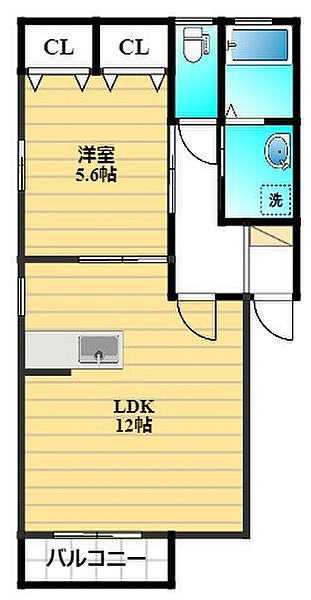 ブルージュ・Ｍ 202｜静岡県浜松市中央区高丘東４丁目(賃貸アパート1LDK・1階・43.10㎡)の写真 その2