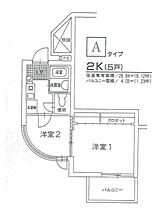 中沢メルド25 101 ｜ 静岡県浜松市中央区中沢町（賃貸マンション2K・1階・26.73㎡） その2