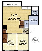 KOIDEマンションB棟 30 ｜ 静岡県浜松市中央区中山町（賃貸マンション2LDK・3階・60.90㎡） その1