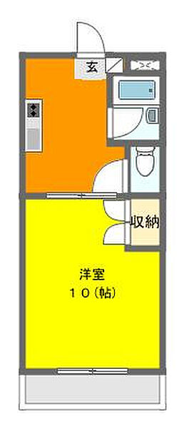 MAISON SOLEIL 306｜静岡県浜松市中央区高丘東２丁目(賃貸マンション1DK・3階・30.29㎡)の写真 その2