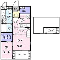 パサージュ高丘 201 ｜ 静岡県浜松市中央区高丘西３丁目（賃貸アパート1DK・2階・33.34㎡） その2