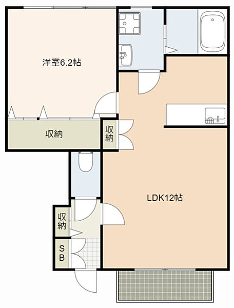 ライム天王 105｜静岡県浜松市中央区天王町(賃貸アパート1LDK・1階・41.82㎡)の写真 その2