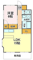 Blue rose A 103 ｜ 静岡県浜松市中央区鴨江３丁目（賃貸アパート1LDK・1階・45.76㎡） その2