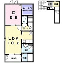 カムル　リヴェール 203 ｜ 静岡県浜松市中央区上石田町（賃貸アパート1LDK・2階・43.80㎡） その2