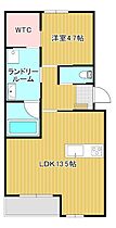 AQUA 102 ｜ 静岡県浜松市中央区広沢３丁目（賃貸アパート1LDK・1階・48.44㎡） その2