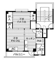 ビレッジハウス湖東2号棟 206 ｜ 静岡県浜松市中央区湖東町（賃貸マンション2K・2階・33.09㎡） その2