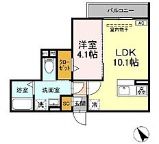 D-Hills初生 205 ｜ 静岡県浜松市中央区初生町（賃貸アパート1LDK・2階・35.35㎡） その2