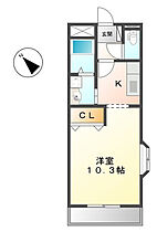 エクレールKAWAI 301 ｜ 静岡県浜松市中央区佐鳴台１丁目（賃貸マンション1K・3階・32.32㎡） その2