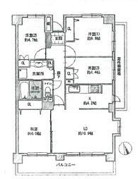 志木パーク・ホームズ 4LDKの間取図画像