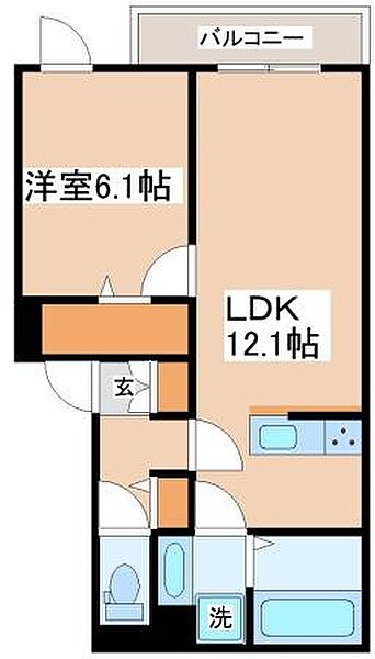 兵庫県神戸市垂水区舞子台8丁目(賃貸マンション1LDK・3階・44.21㎡)の写真 その2