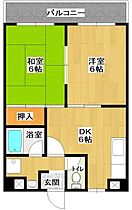 木島マンション 105 ｜ 大阪府大阪市東淀川区菅原6丁目12-1（賃貸マンション2DK・1階・39.05㎡） その2