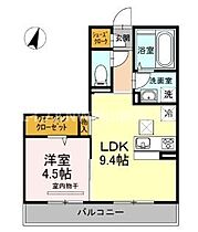 イヴェール  ｜ 岡山県岡山市北区御津野々口（賃貸アパート1LDK・1階・36.92㎡） その2