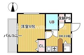 センチュリーロイヤル岡山  ｜ 岡山県岡山市北区伊福町3丁目（賃貸マンション1K・3階・23.10㎡） その2