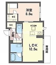 LOISIR（ロワジール）  ｜ 岡山県岡山市北区北方3丁目（賃貸アパート1LDK・1階・50.19㎡） その2