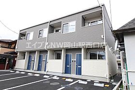 ラック南方  ｜ 岡山県岡山市北区南方4丁目（賃貸アパート1LDK・2階・41.36㎡） その1