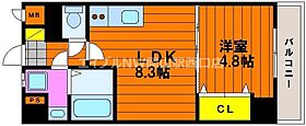 Ｔ-style  ｜ 岡山県岡山市北区伊福町3丁目（賃貸マンション1LDK・4階・33.60㎡） その2