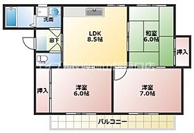 パークサイド伊島  ｜ 岡山県岡山市北区伊島町1丁目（賃貸マンション3LDK・1階・62.55㎡） その2