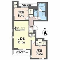 グランプレイス  ｜ 岡山県岡山市北区伊福町1丁目（賃貸マンション2LDK・1階・62.97㎡） その2