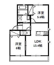 ラ・クレール小山  ｜ 岡山県岡山市北区小山（賃貸アパート2LDK・1階・55.89㎡） その2