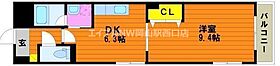 アンジュール  ｜ 岡山県岡山市北区昭和町（賃貸マンション1DK・5階・38.61㎡） その2