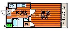 ルナ国体町  ｜ 岡山県岡山市北区国体町（賃貸マンション1K・6階・24.80㎡） その2