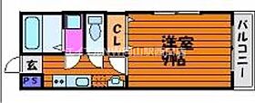 岩田ビル第3  ｜ 岡山県岡山市北区津倉町1丁目（賃貸マンション1K・2階・29.20㎡） その2