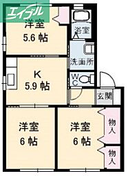 シャーメゾン ジョリー・オー II番館 1階