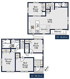 <VECS>三鷹市牟礼6丁目 新築戸建3SLDK