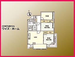 サンクレスト大森 3LDKの間取図画像
