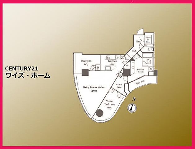 間取り パークコート神宮北参道ザタワー 5階/-