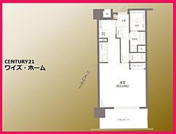 東京メトロ南北線 白金台駅 徒歩1分 ワンルームの間取り