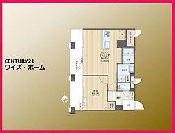 京王井の頭線 高井戸駅 徒歩2分 1LDKの間取り