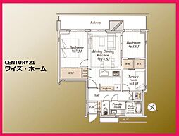 間取図画像 2SLDK
