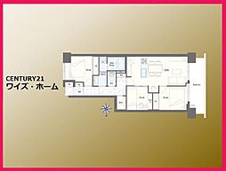 プリメール柳島 3LDKの間取図画像