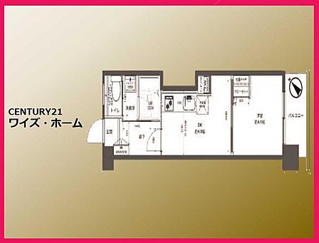 【間取り図】1DK