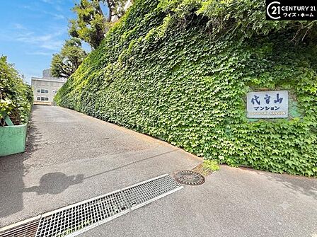 【外観】緑が導く我が家への道。