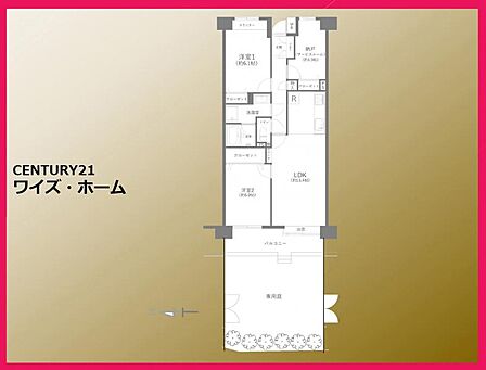 【間取り図】 2SLDK