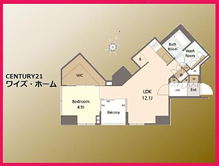 【間取り図】1LDK