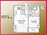間取り：【間取り図】　1LDK